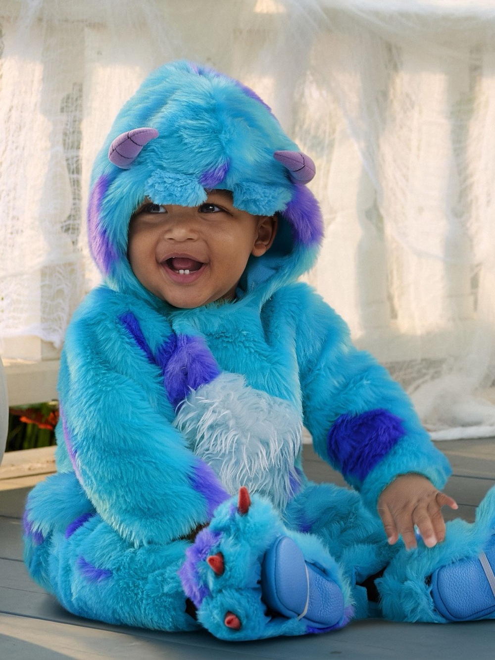 Pottery Barn kids Sulley Halloween Costume